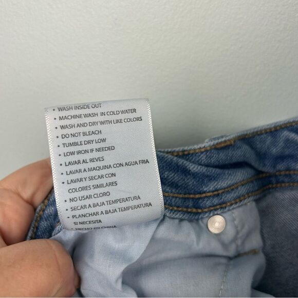 KanCan™ Flare High Rise Front Seam Jeans Retro Raw Hem Sz 32 or Junior 17 - Picture 13 of 14